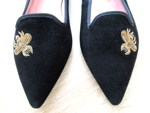 Wunderschöne Ballerinas Pretty Ballerinas gr. 35 Veloursleder Käfer/Messing=NEU - Bild 14 von 14