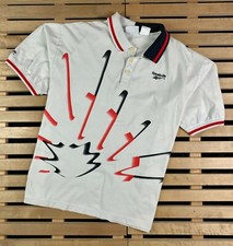 Mens Reebok Vintage Polo Shirt Size L
