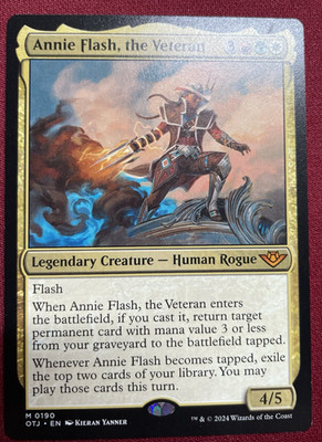 MTG Outlaws Thunder Junction Commander Deck  - Annie Flash, the Veteran