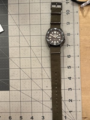Excellent] Seiko 5 Sports 4R36-07G0 All Black Automatic Men's