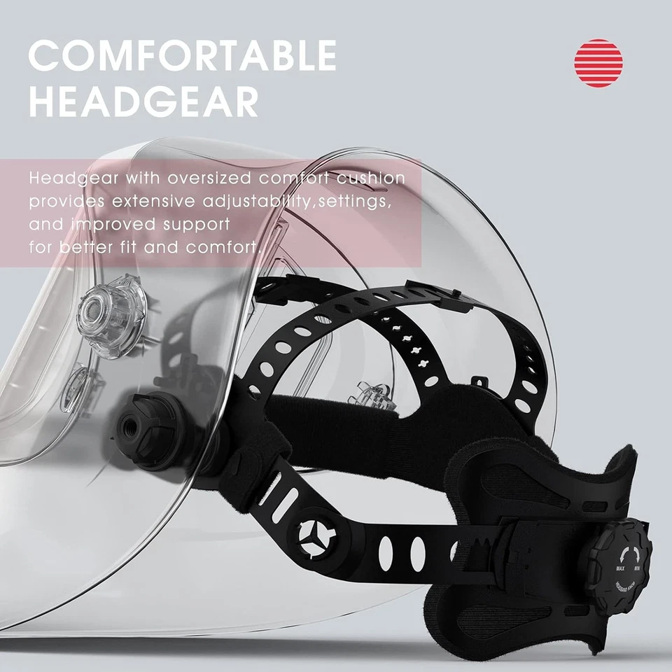 Шлем сварочный с автозатемнением YESWELDER True Color 4/5-13 для вольфрамового электрода в инертном газе с перчатками - Изображение 4 из 4