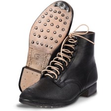 Schnurschuhe M37 - German ankle boots, repro pre-blackened - Size 46