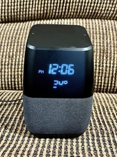 Insignia Smart Bluetooth Speaker/Clock  w/ Google Asst-Black-Used *READ DETAILS*