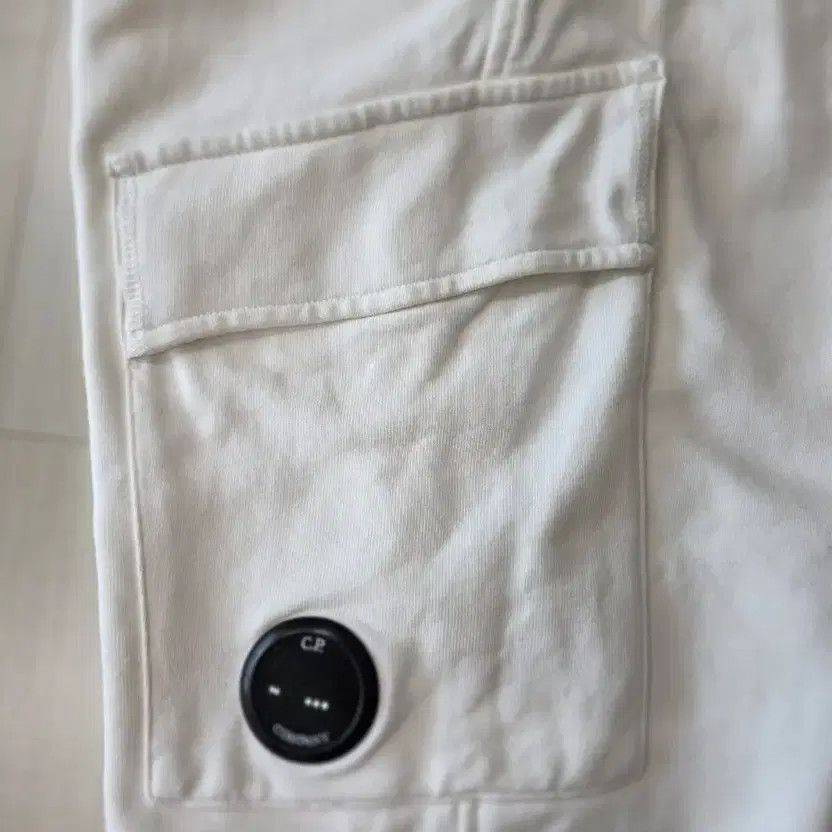 C.P. Company White Jogger Pants - Size M, Pre-Owned thumbnail 2