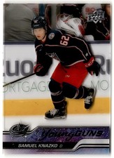 Samuel Knazko 2023-24 Upper Deck Clear Cut Young Guns Rookie #483 Columbus Blue