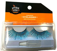 Hyde Eek False Eye Lashes Halloween Costume Accessory Turquoise Blue Shimmer