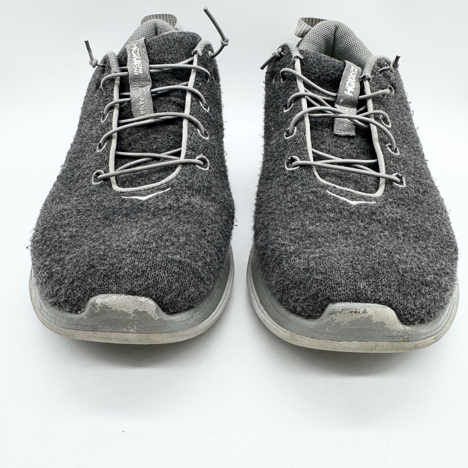 Hoka One One Hupana Flow Wool Comfort Sneakers In Dark shadow/Wild Dove Size 8.5 thumbnail 5