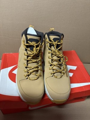 NIB Men Nike Manoa Leather Boots Haystack Wheat Brown 454350 700 New In Box MENS Nike MANOA Leather Boots Wheat Haystack  main image 4