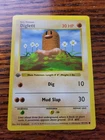 Diglett 47/102 1st Edition Shadowless Base Set Pokemon Card Game 1999 WOTC LP!