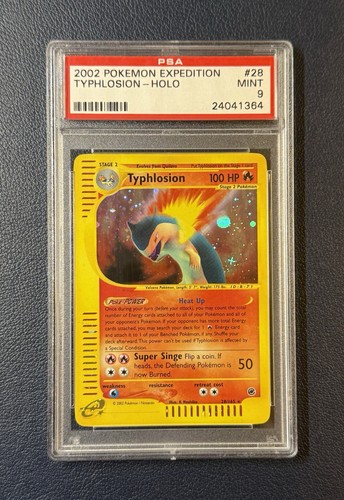 Typhlosion graded PSA 9 for sale on eBay
