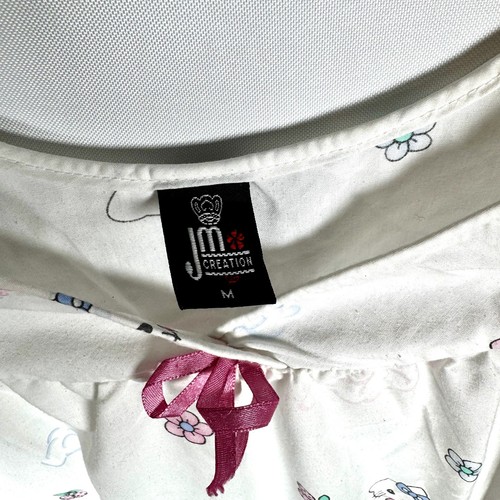 Vintage JM Creation Hello Kitty White Cotton Fit & Flare Dress Girls Size M - Picture 4 of 6