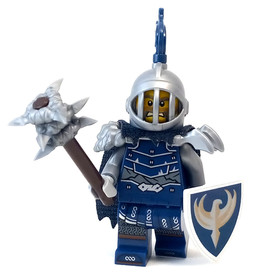 LEGO Castle Crown Hawk Knight Minifigure 7094 Fantasy Era 852293 Scale Mail 7036