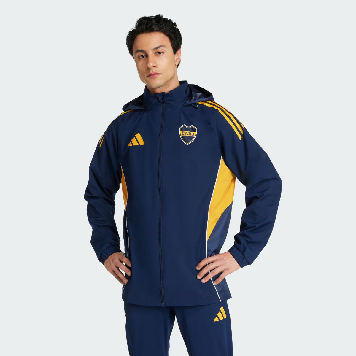 BOCA JUNIORS 25/26 ALL - WEATHER JACKET - ADIDAS JP3309 - ASK SIZE