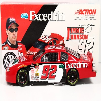 JIMMIE JOHNSON 2001 ACTION #92 EXCEDERIN CHEVY /2,016 MADE MEGA XRARE!