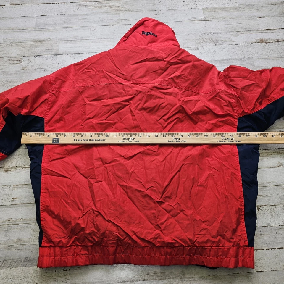 Vintage 90s Columbia Jacket Mens XL BUGABOO Red 3-In-1 Snow Ski Coat Jacket - Image 4 of 4
