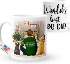 Personalized Dog Lover Coffee Mug 11oz – Ceramic Mug for Daily Home or Office U