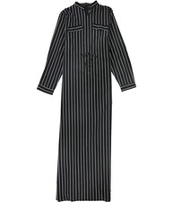 Verona Collection Womens Gianna Maxi Dress, Black, Medium