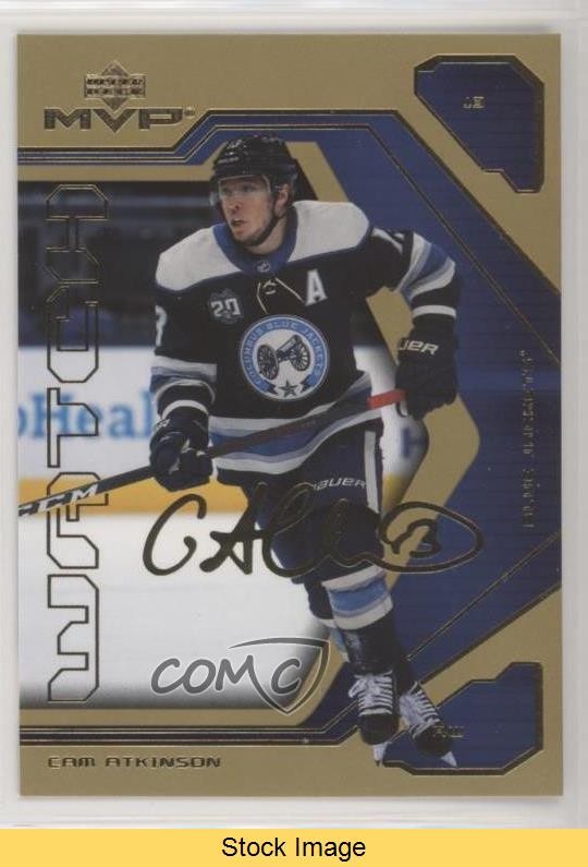 2021-22 Upper Deck MVP 20th Anniversary Gold Cam Atkinson #75 READ 0w6