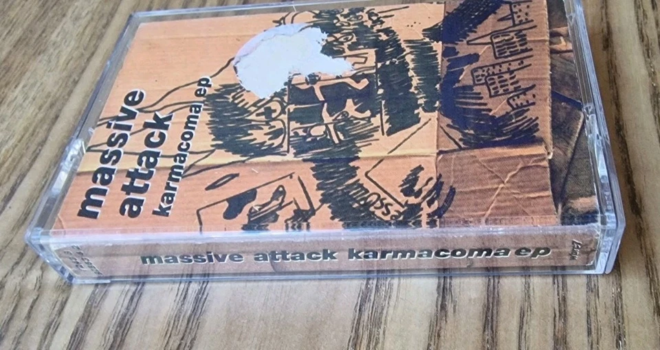 Massive Attack 'Karmacoma ep' Rare Cassette Tape Original Sleeve (1995) Free P&P - Image 2 of 4