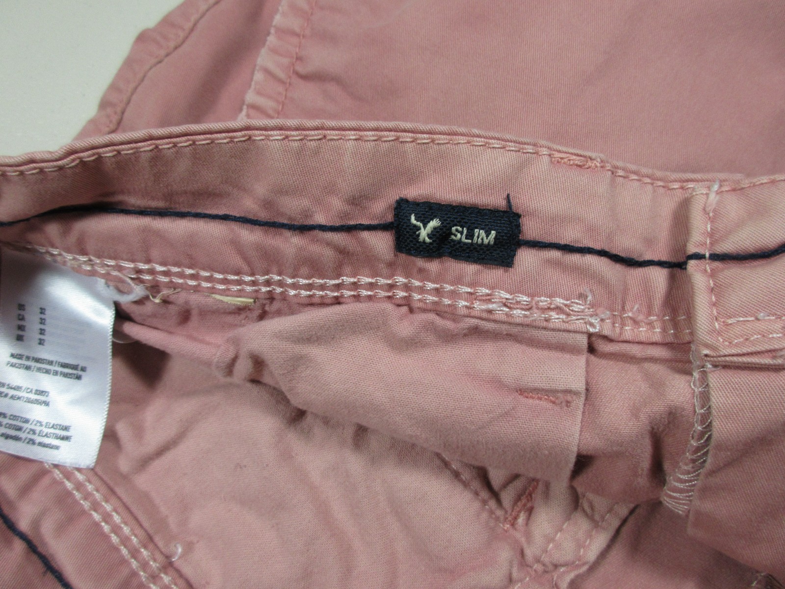 American Eagle men solid red distressed Next Leve… - image 4