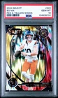 2024 Panini Select - Club Level Bo Nix #221 Red & Yellow Shock Prizm RC PSA 10
