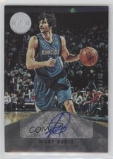 2012-13 Totally Certified Signatures Totally Silver /49 Ricky Rubio #10 Auto