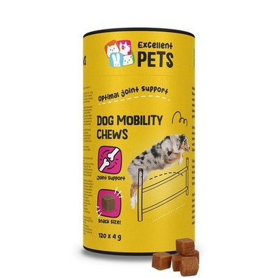 Excellent Pets Dog Mobility Soft Chews 120 Treats - Hunde Leckerli Snack Gelenke