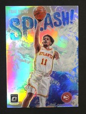 2021-22 Panini Optic TRAE YOUNG SPLASH HOLO Basketball Card #5