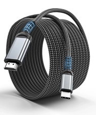 USB C to HDMI Cable 3M 10Ft 4K | Gold-Plated Plugs, Aluminum | Thunderbolt 3/4 C