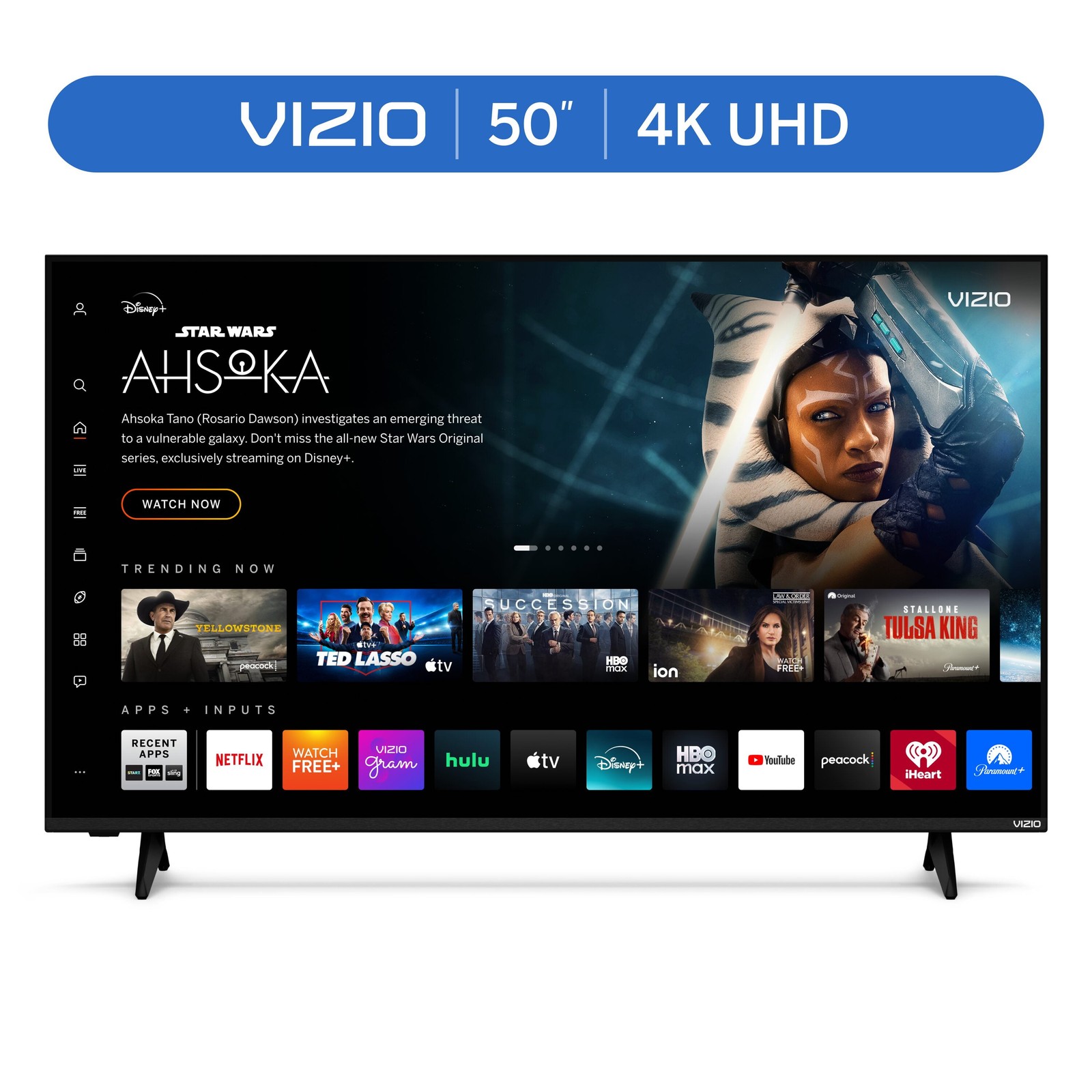 50" Class 4K UHD LED HDR Smart TV (V4K50M-08)