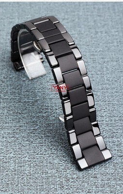 Ceramic Watch Strap for Huawei Watch GT 2 20 22mm Matte Black Quick Release Bar