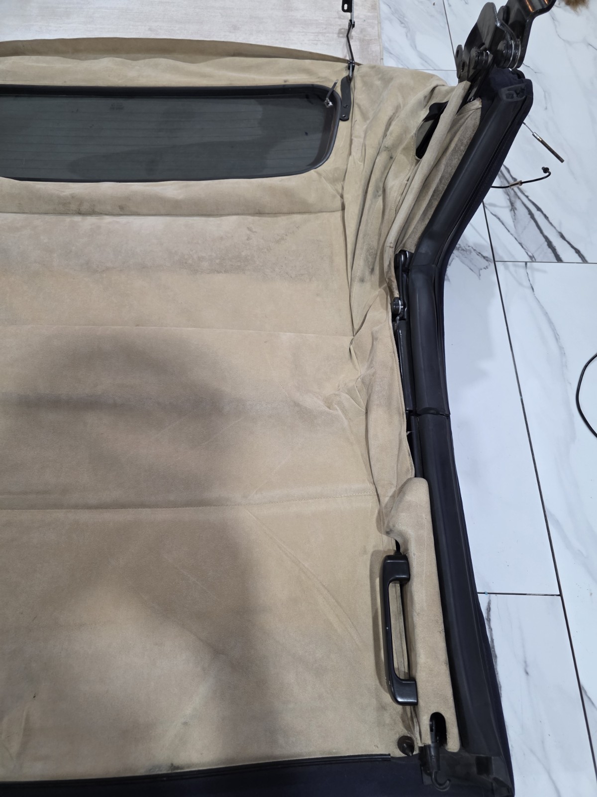 Aston Martin DB7 Volante Convertible Top - Blue/Tan