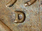 HIGH GRADE MINT ERROR 1955-D  LINCOLN WHEAT CENT RPM#8  XF