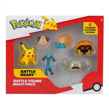 Pokémon Battle Figure Multi-Pack 6-Pack Pikachu & More New
