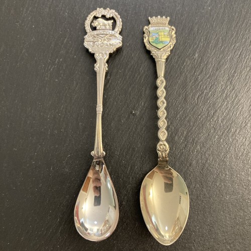 2 Souvenir Spoons SUDAN TANGIER Ships Free