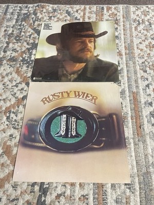 RUSTY WIER LOT OF 2 LP'S ALL EX/EX ALL LISTED ALL LISTED