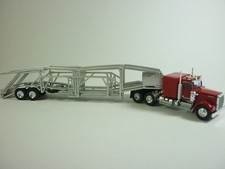 Brekina 1:87     Kenworth W900   Autotransport Auflieger      Fertigmodell