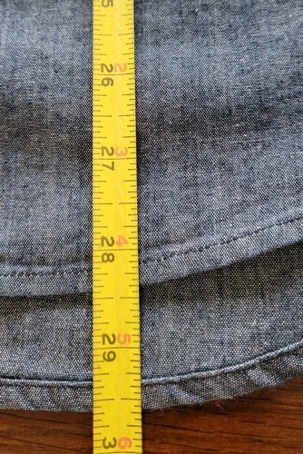 Carhartt Pullover Tunica Top Denim Donna Grande (G3) - Foto 7 di 9