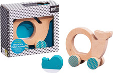Adorable Whale  Baby Wooden Push Toy - Perfect Rolling Fun for Kids