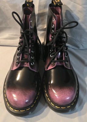 NWOB Dr. Martens 1460 Arcadia Distressed Leather Lace-Up Boots – Pink / Size 6 Dr. Martens - 1460 Boots in Cherry Red Arcadia – gravitypope main image 4