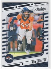 #32 Alex Singleton 2024 Panini Absolute Black Denver Broncos