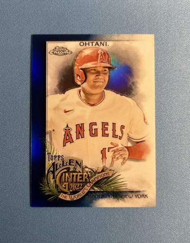 2022 Topps Allen & Ginter Chrome Shohei Ohtani Blue Refractor /150 Invest! 🐐💎