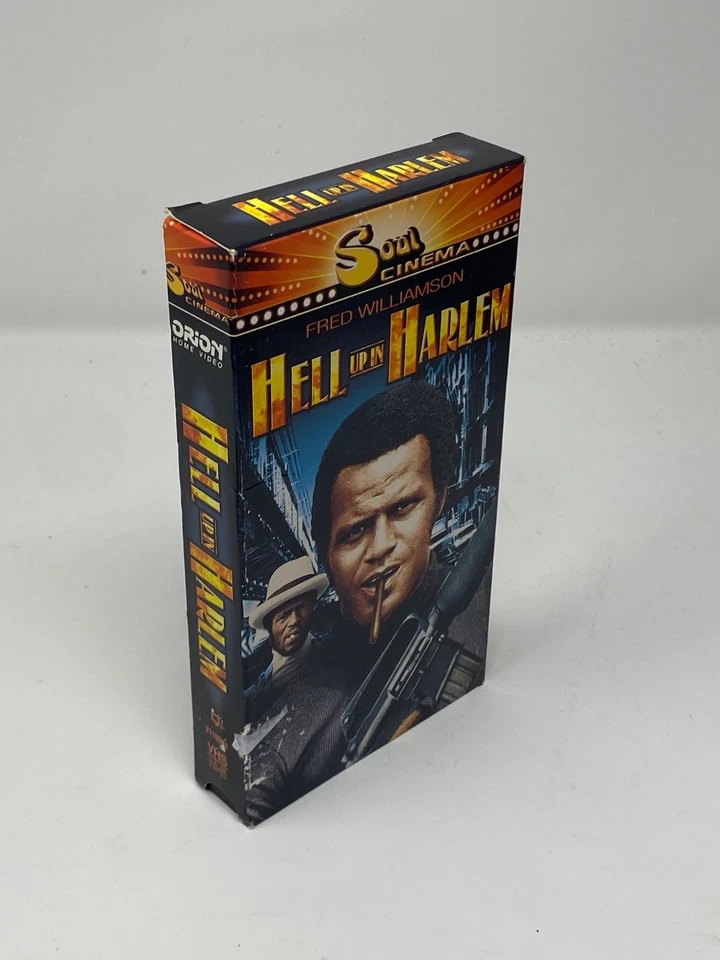 Hell Up In Harlem VHS Fred Williamson Soul Cinema w/Sleeve 1973 Rated R Nice! - Image 4 of 4