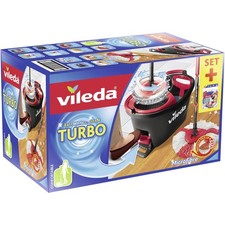 Vileda 158572 TURBO BOX inkl. TURBO REFILL MICROFIBRE 2in1 Ersatzkopf Wisch-Set