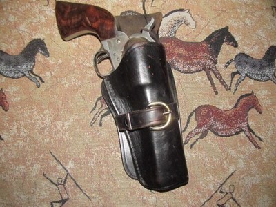 Triple K Leather Holster Colt SAA Uberti Pietta 1873 4 3/4'' GC 260614
