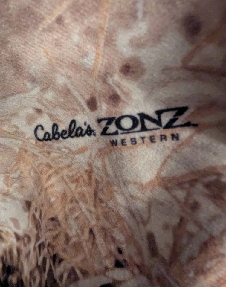 Cabelas Insulated Bibs Mens Overalls Dry-Plus Silent Suede Hunting Western Camo - Image 3 of 4