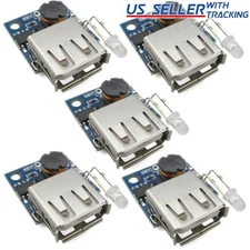 5pcs DC Boost Module 3V 3.3V 3.7V 4.2V Input 5V 2A USB Output 10W Low Profile