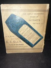 Antique Victorian Cook Book Household Receipts Bakery Pies Ice Cream 1885