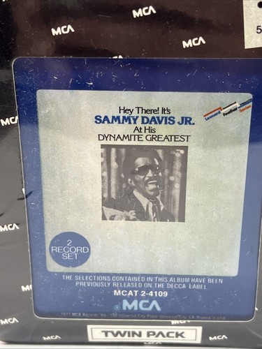 8 Track Tape Hey There It’s Sammy Davis Jr. At His Dynamite Greatest Brand New - Picture 2 of 6