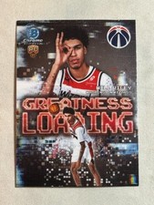 2025-26 Bowman Chrome Greatness Loading Will Riley Rookie RC #GL-21 Wizards